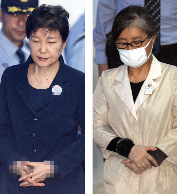 40년 지기 박근혜-최순실 '나란히 법정에'
