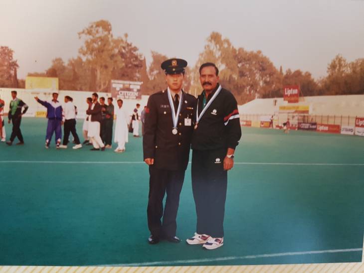 안형근 대표 청년시절1 은메달 파키스탄 국방부 장관