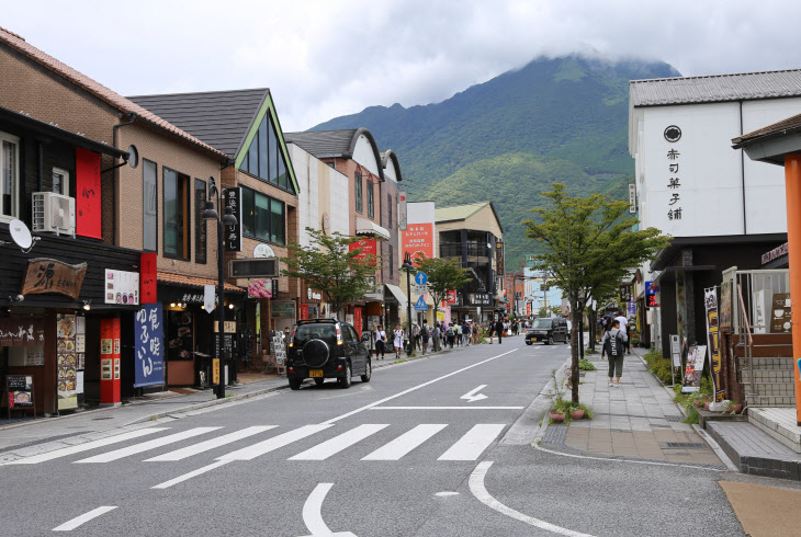 한국의 일본 여행 불매 운동에 한산한 일본 유후인