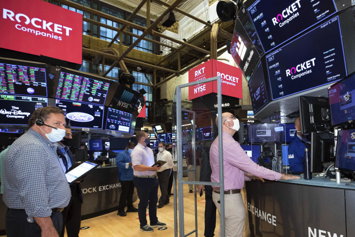 Financial Markets Wall Street Rocket Companies IPO