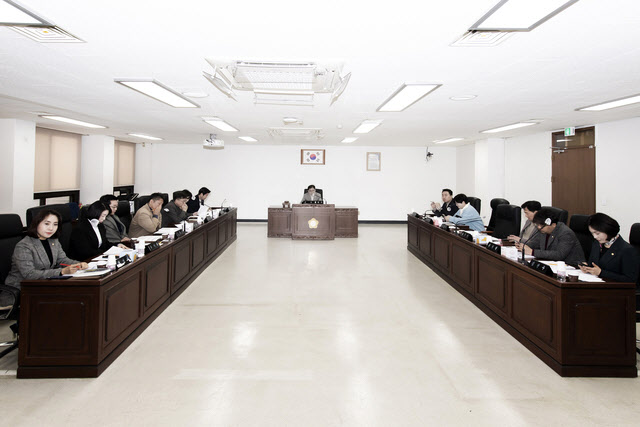 김포시의회 3월 월례회의 장면