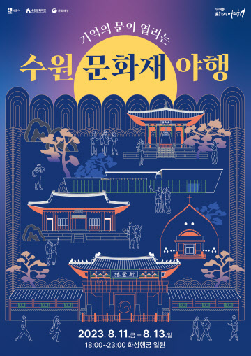 2023 수원 문화재 야행 포스터