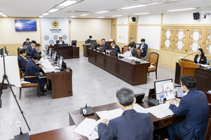 경북도의회 건설소방위, 집중호우 피해복구 위해 신속한 예산