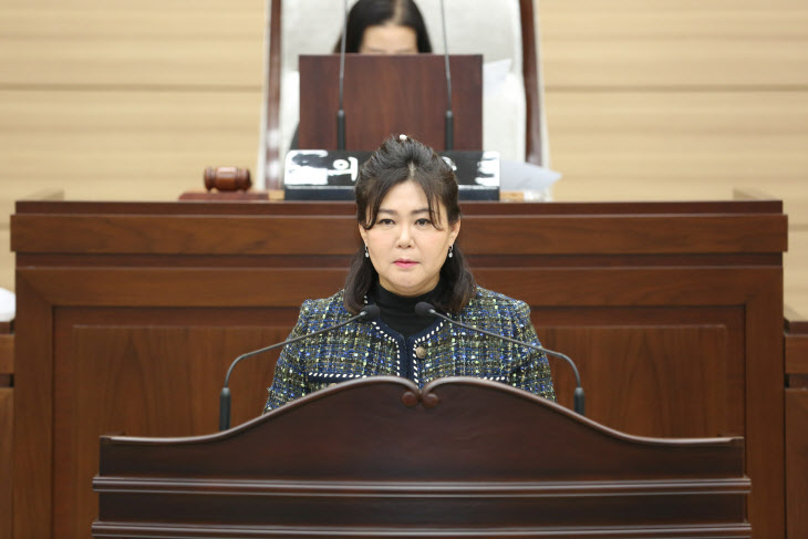 의정 자유발언 하는 김미연 의원(사진:의회사무국