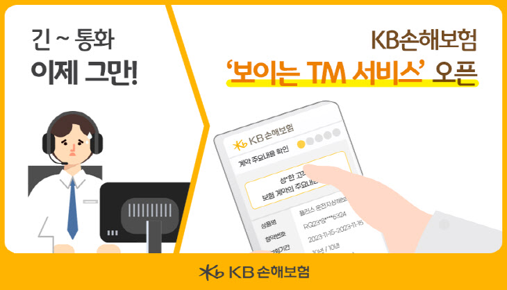 [보도사진] KB손해보험 보이는 TM 서비스 오픈