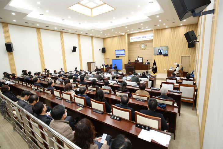 인천 서구의회, 2023년도 마지막 정례회 마무리