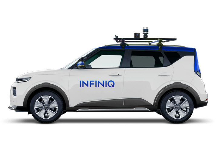인피닉의 자율주행 데이터 수집 전용 차량