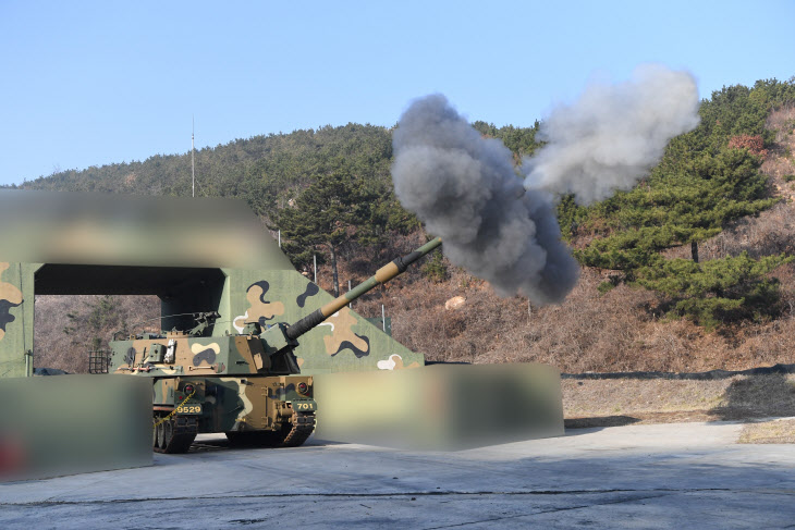 북한 해안포 사격 대응 우리 군 해상사격 훈련<YONHAP NO-2904>