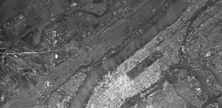 [사진5]한화시스템 소형 SAR 위성이 촬영한 뉴욕 맨해튼 전경
