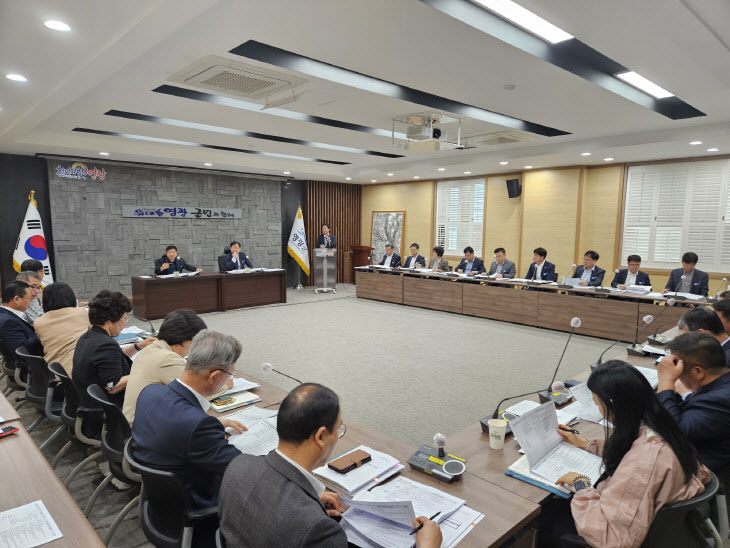 국비 건의사업 추진상황 및 공모사업 대응계획 보고회 개최
